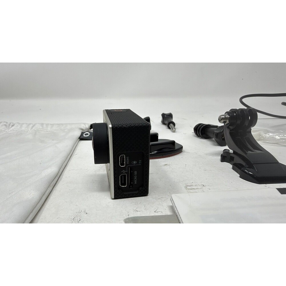 GoPro Hero 3+ Action Camera - Silver With Battery, Case, & More - Tested Works - Picture 5 of 12